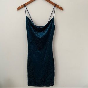 Windsor Velvet Burnout Mini Dress